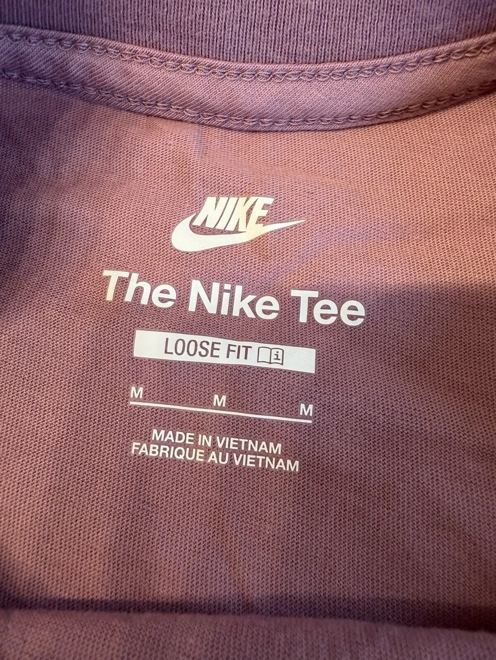 Nike Kids Make USA Girl Rhinestone Graphic Tee Medium Purple NWT HF5986-523 M